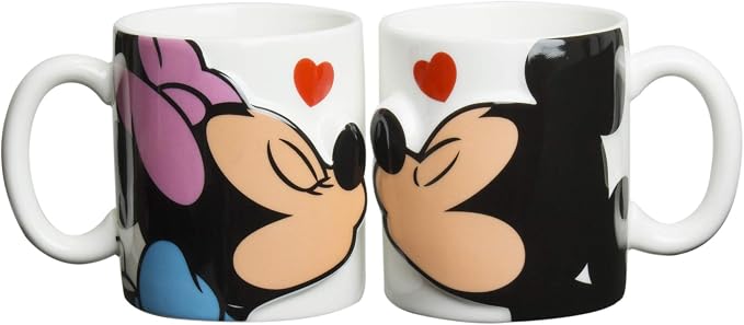 Set de tazas Minnie & Mickey Mouse