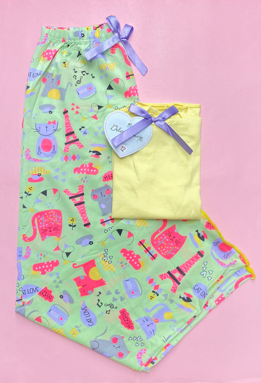 Pijama Larga Infantil Dolce D'amore