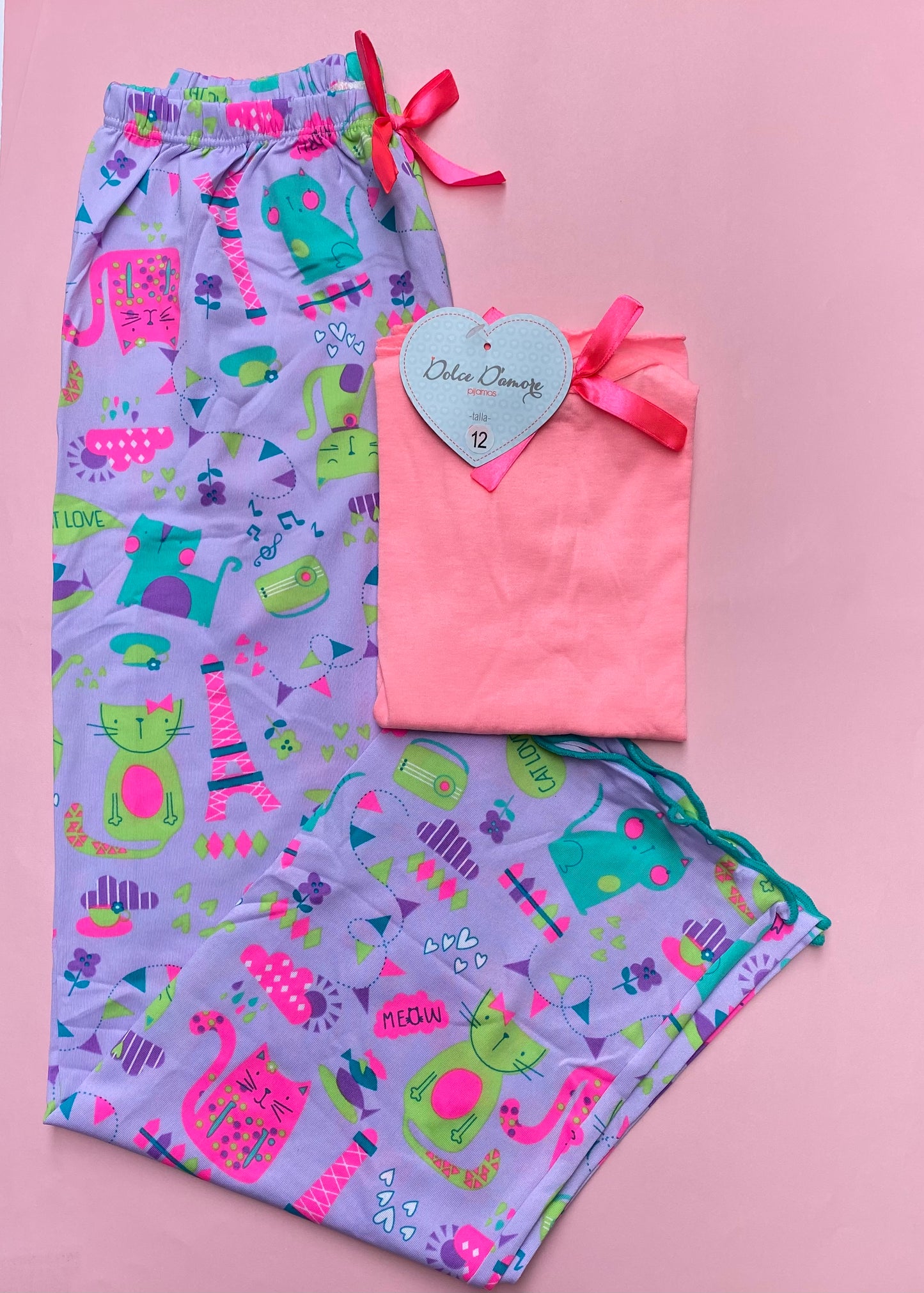 Pijama Larga infantil Dolce D'amore