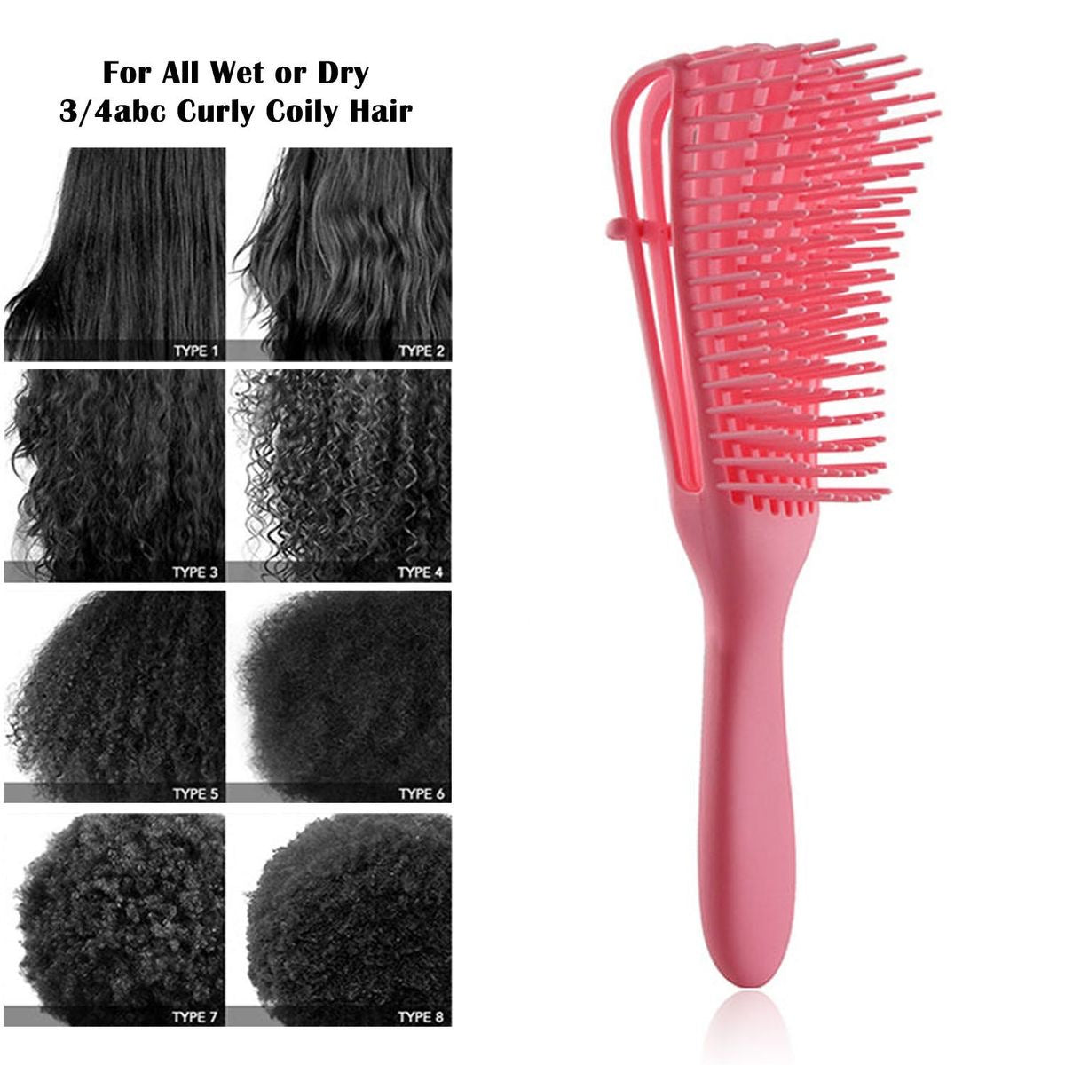 Peine Detangler para rizos