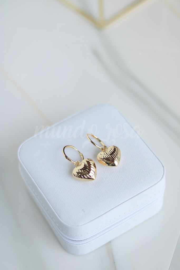 Aretes Corazon