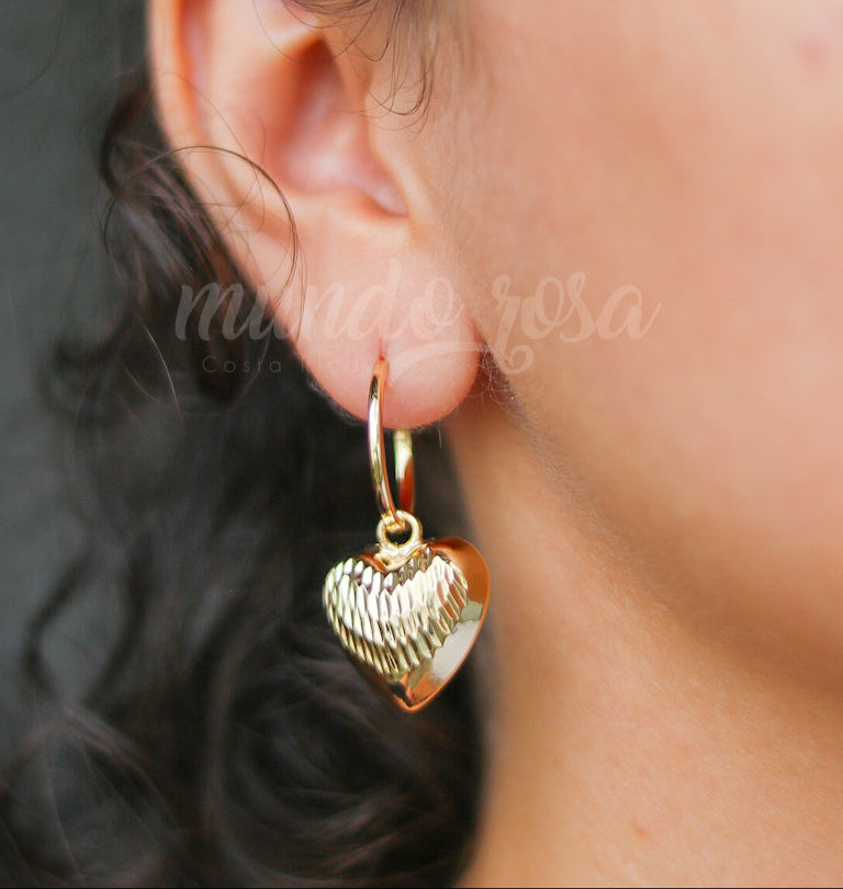 Aretes Corazon