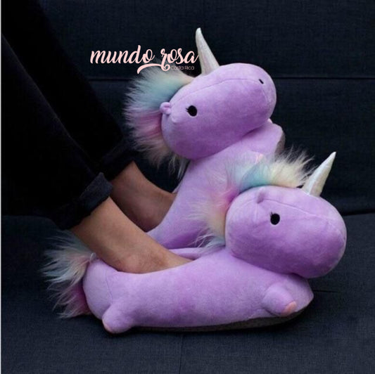 Pantuflas Unicornio - Para niñ@s