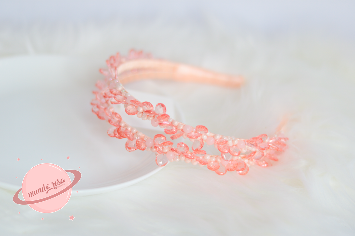 Diadema tejida Doble Gota