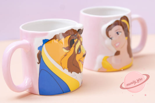 Tazas de La Bella y La Bestia 🌹