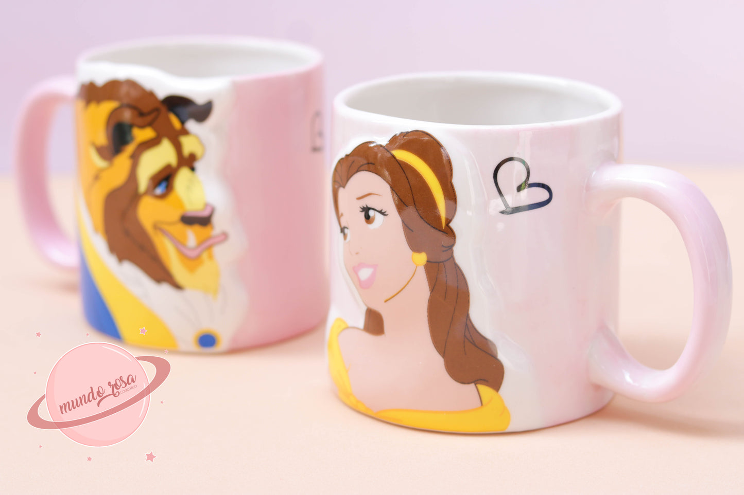 Tazas de La Bella y La Bestia 🌹