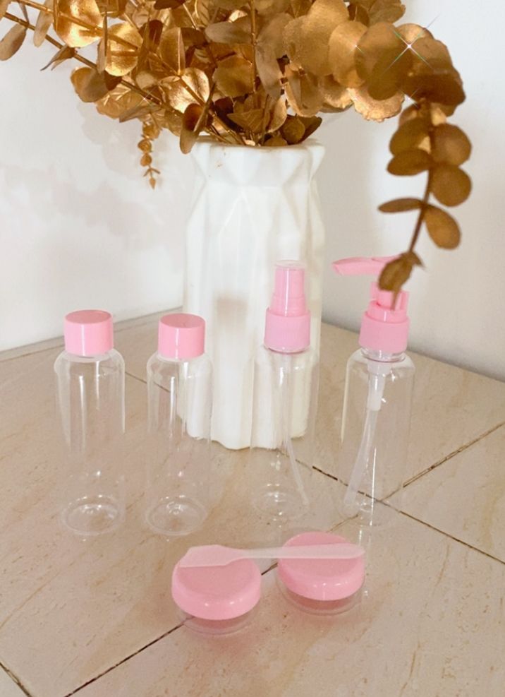 Set de 6 frascos para viaje