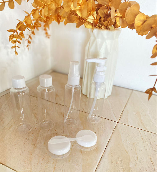 Set de 6 frascos para viaje