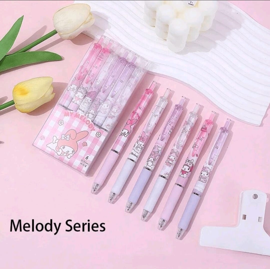 Caja de 6 lapiceros Sanrio My Melody