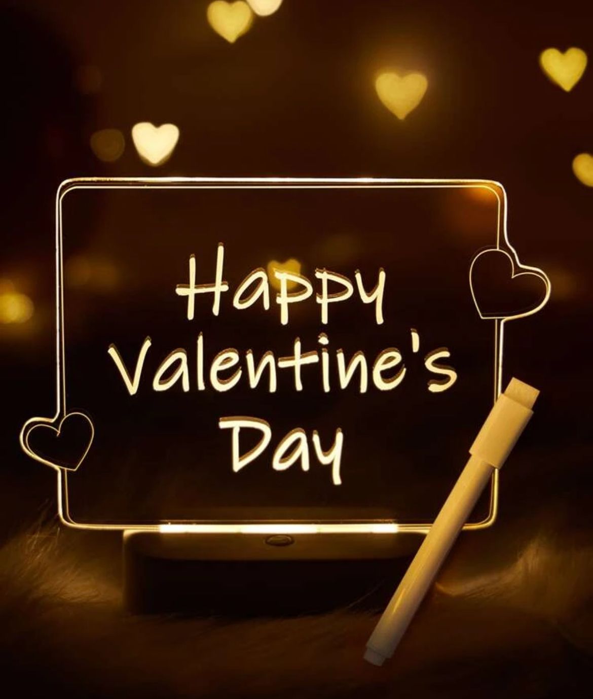 Lámpara 3D tipo pizarra