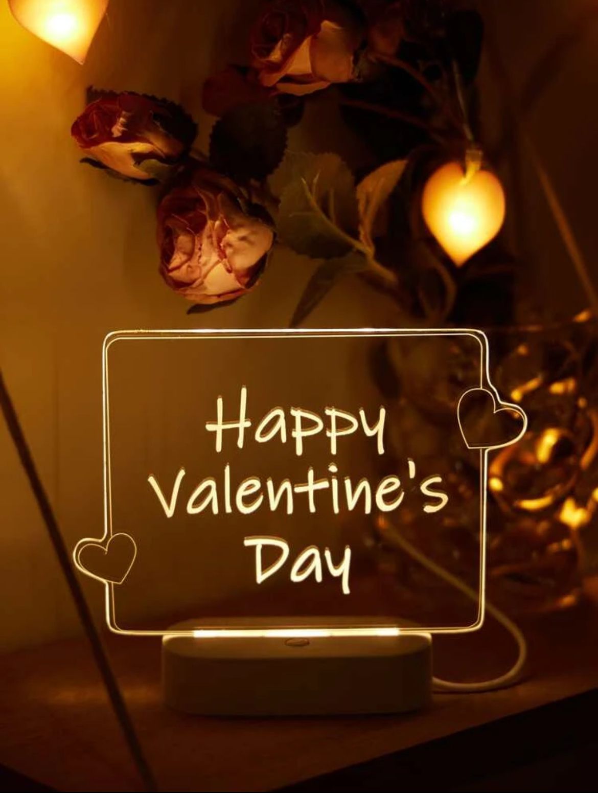 Lámpara 3D tipo pizarra