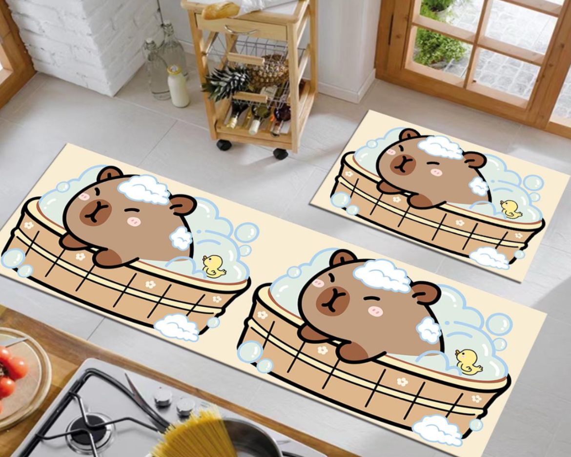 Dúo de alfombras Capibara 🤎