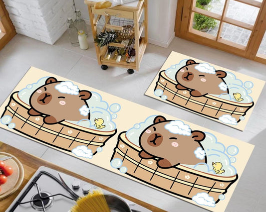 Dúo de alfombras Capibara 🤎