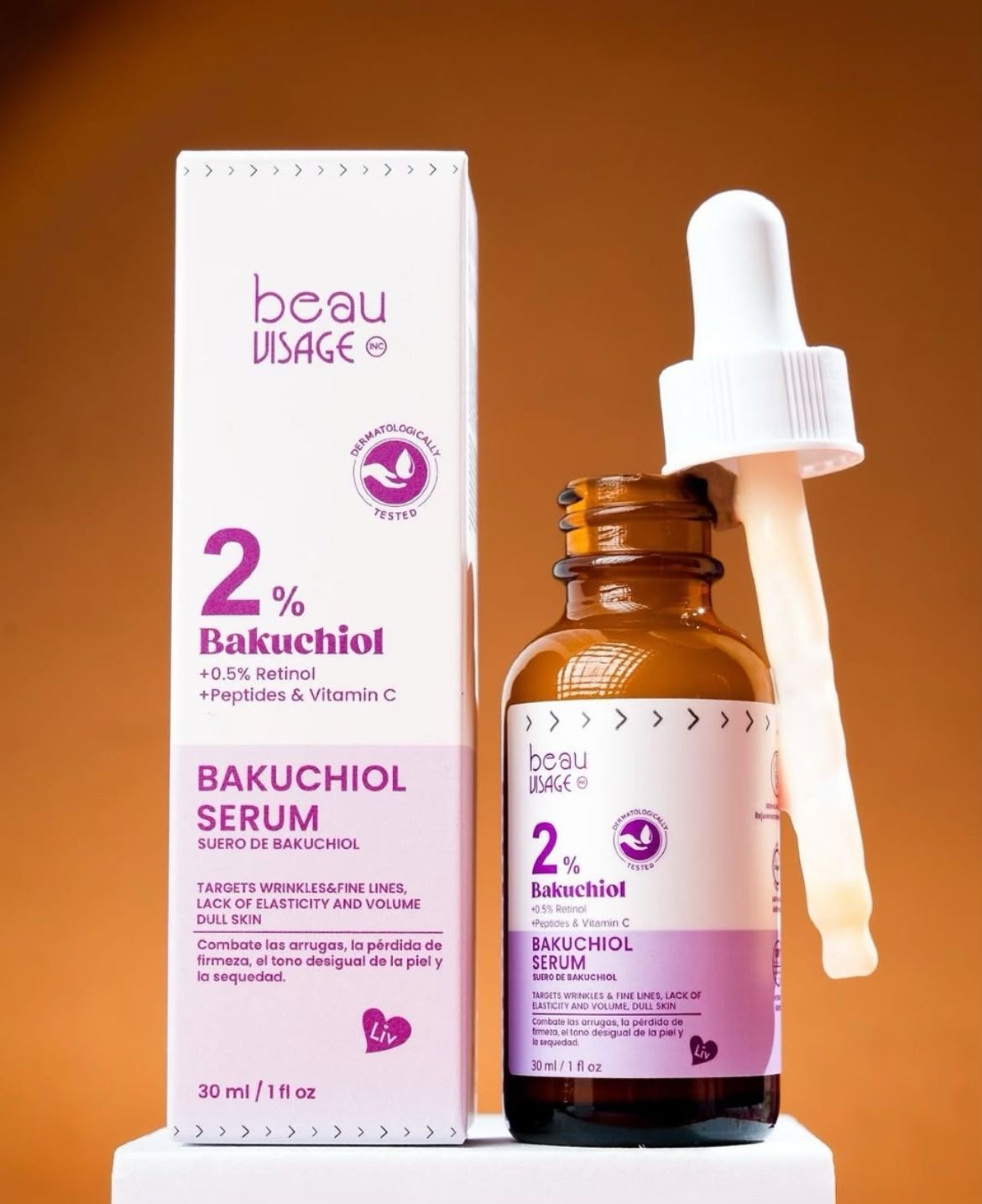 Serum facial Bakuchiol - Beau Visage 💖