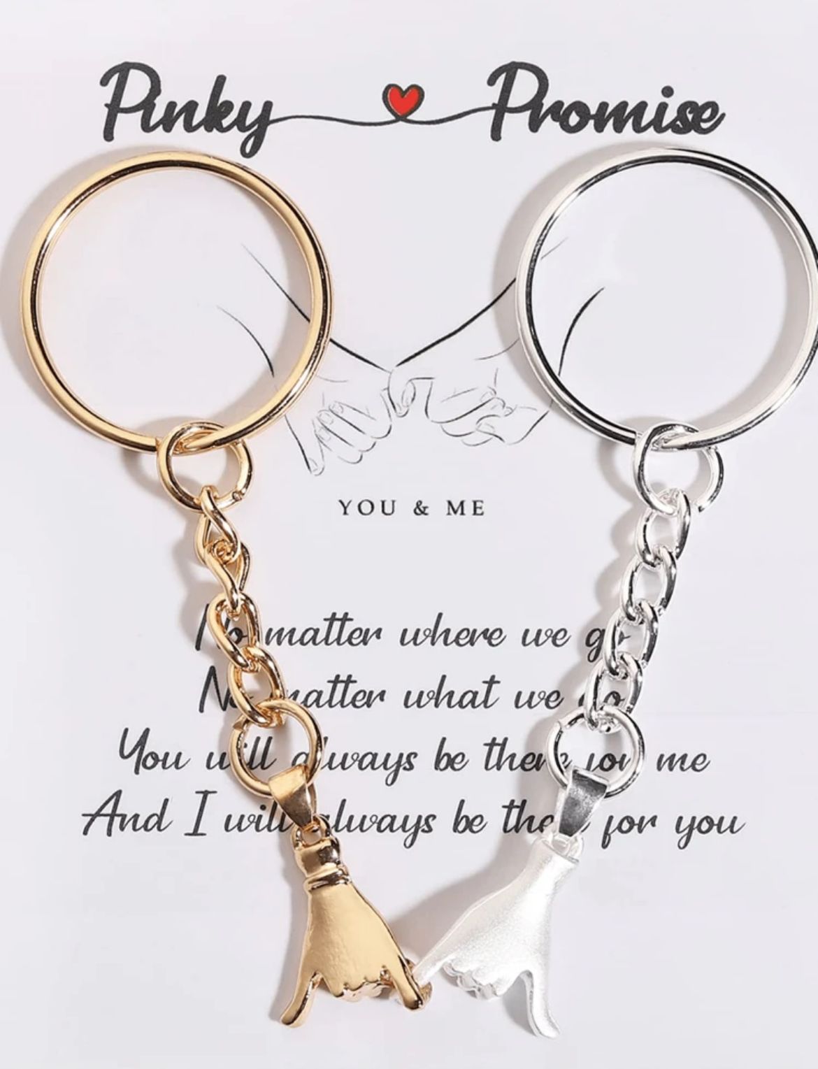 Llaveros Pinky Promise