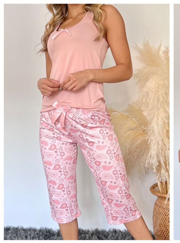 Pijama Capri o mangano Colombiana