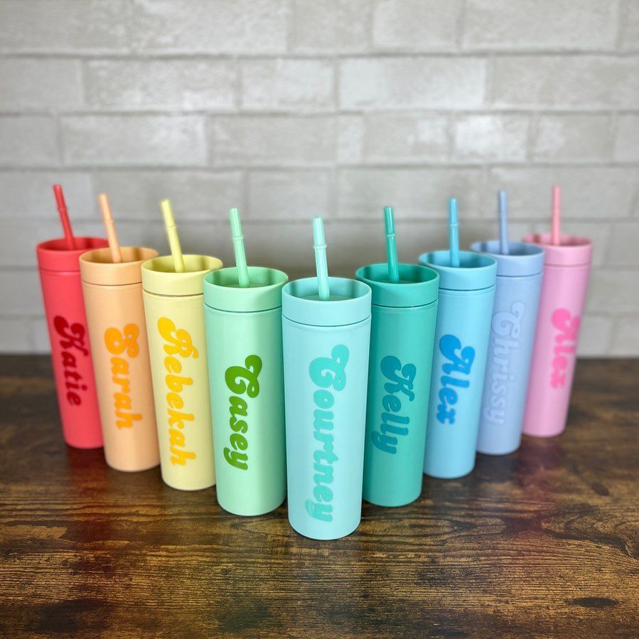 Skinny Tumblers personalizados (botellas)🫧