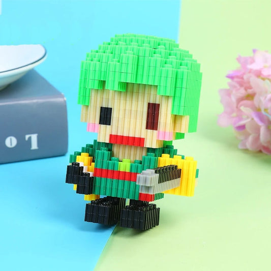 Figura Zoro armable tipo lego