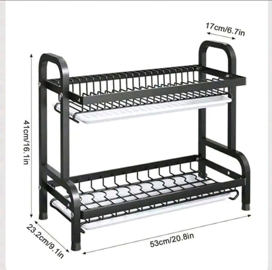 Escurridor Metalico de 2 Niveles