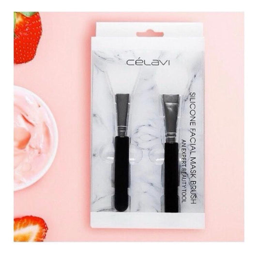 Duo de brochas de silicon para mascarillas