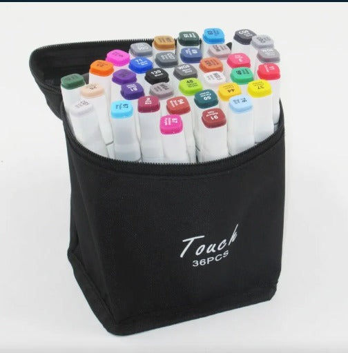 Set de 36 marcadores Touch doble punta
