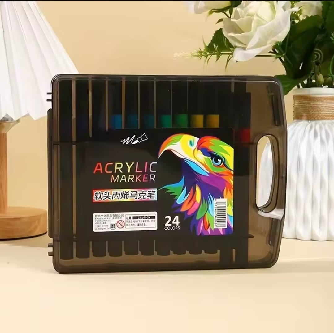 Marcadores acrilicos Set de 24