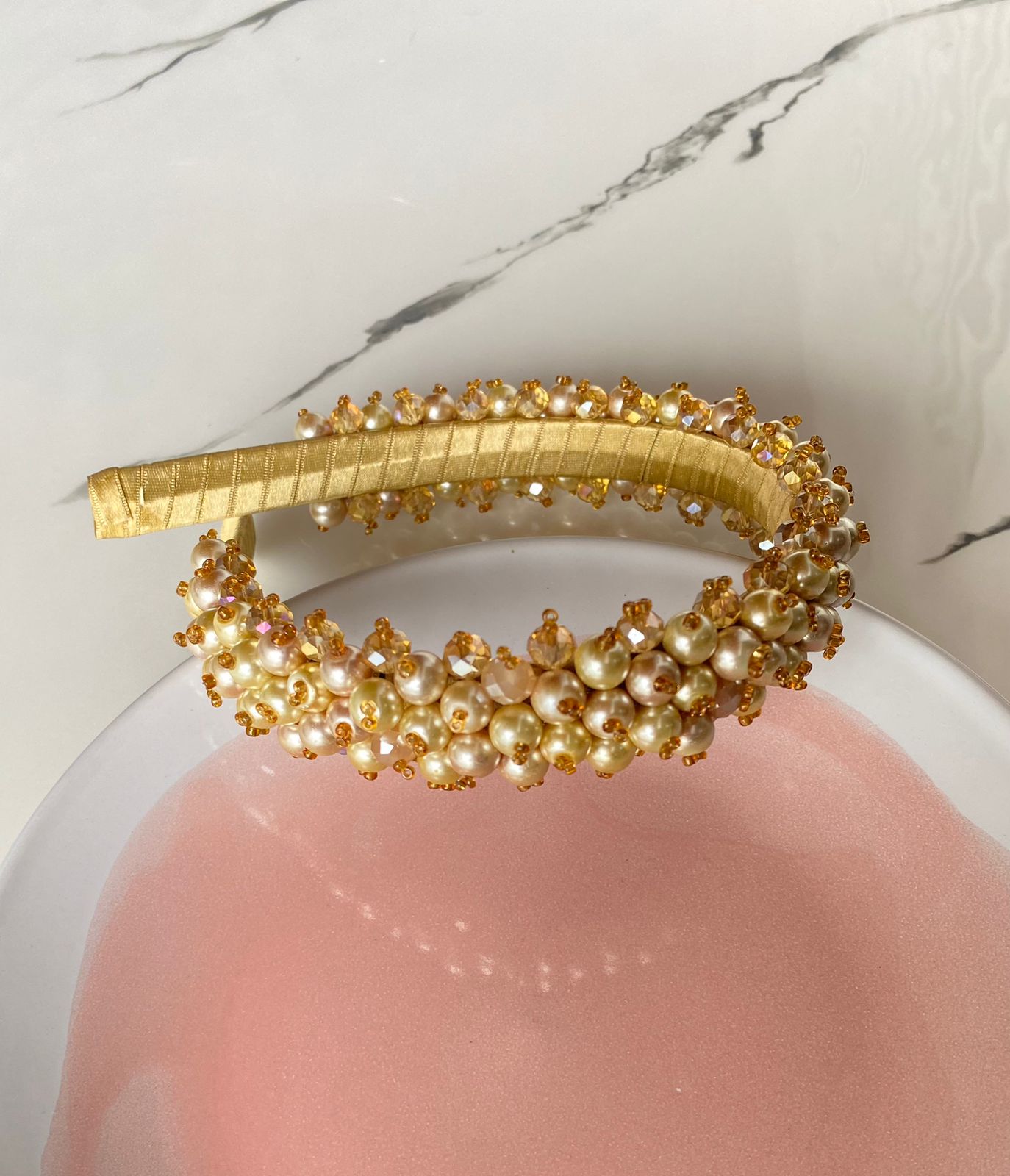 Diadema Tejida con piedras