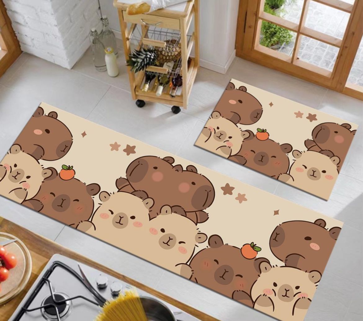 Dúo de alfombras Capibara 🤎