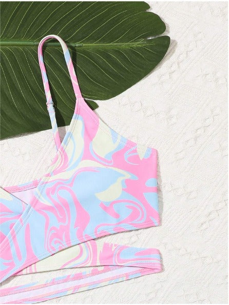 Traje de baño de 3 piezas para niña