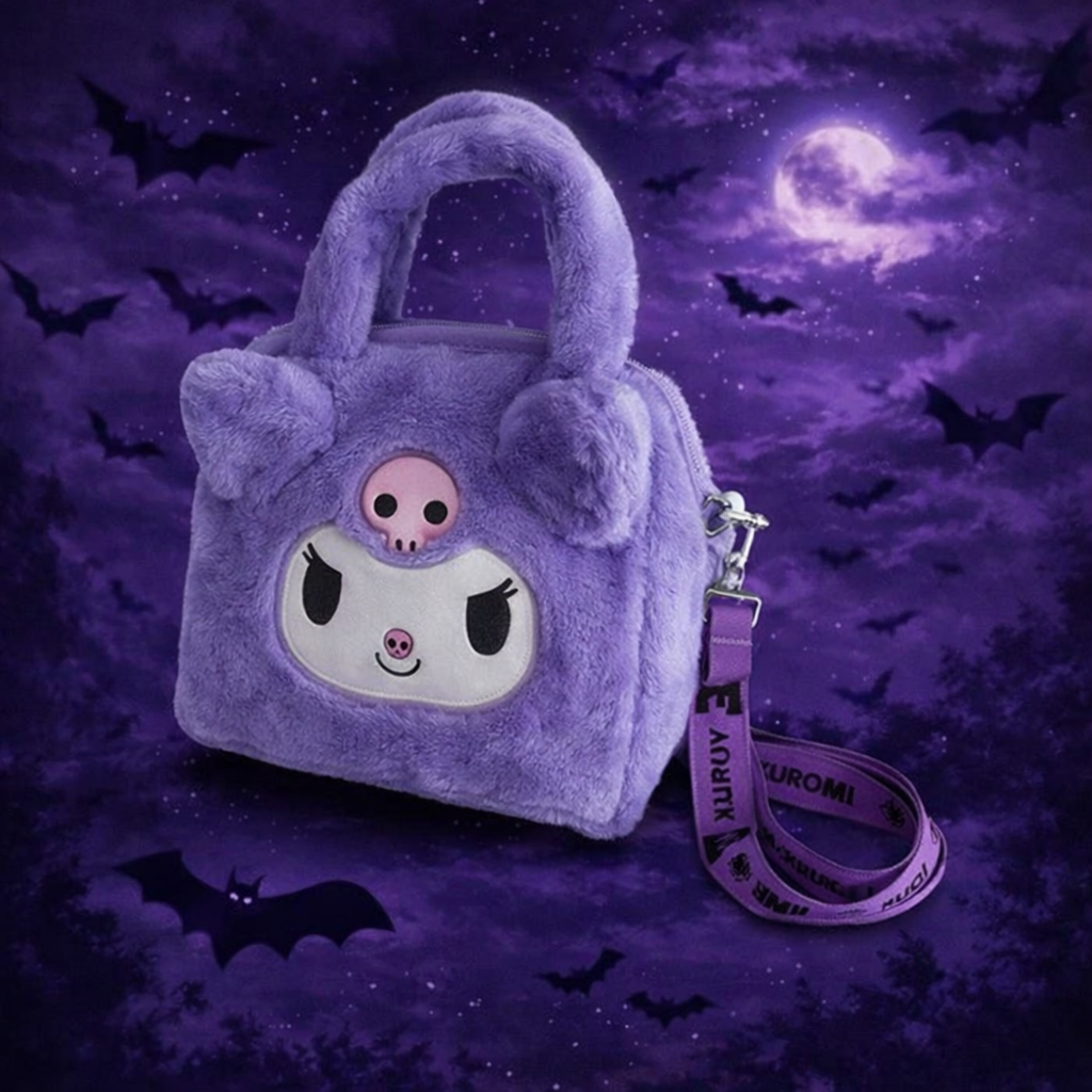 Peluche Bolso de Mano Kuromi Morado/Lila