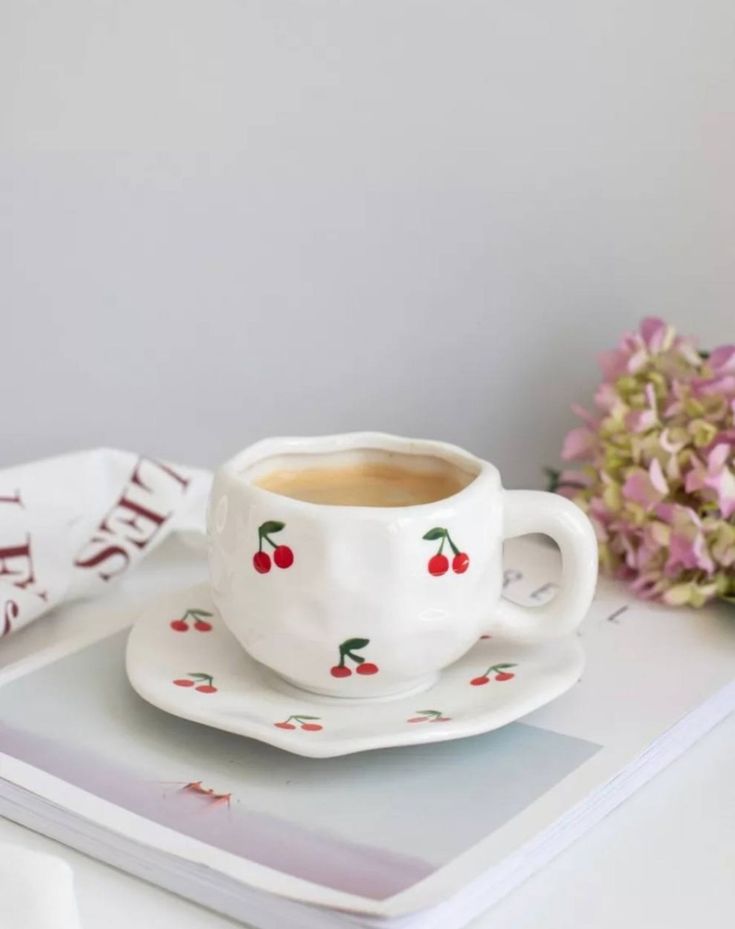 Set de taza Cerezas pequeñas