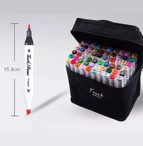 Set de 60 marcadores doble punta