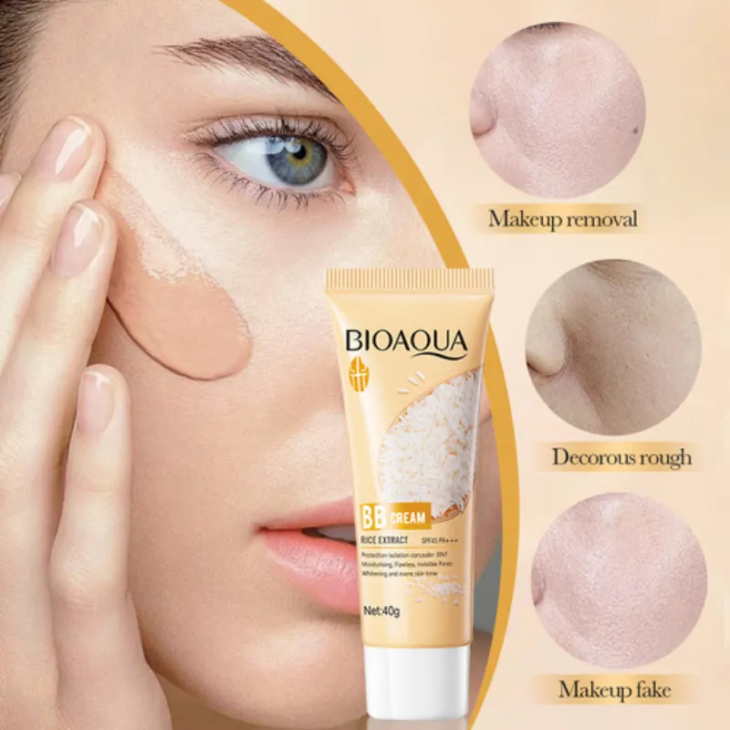 Protector solar con BB Cream - BIOAQUA Antiarrugas SPF 45+