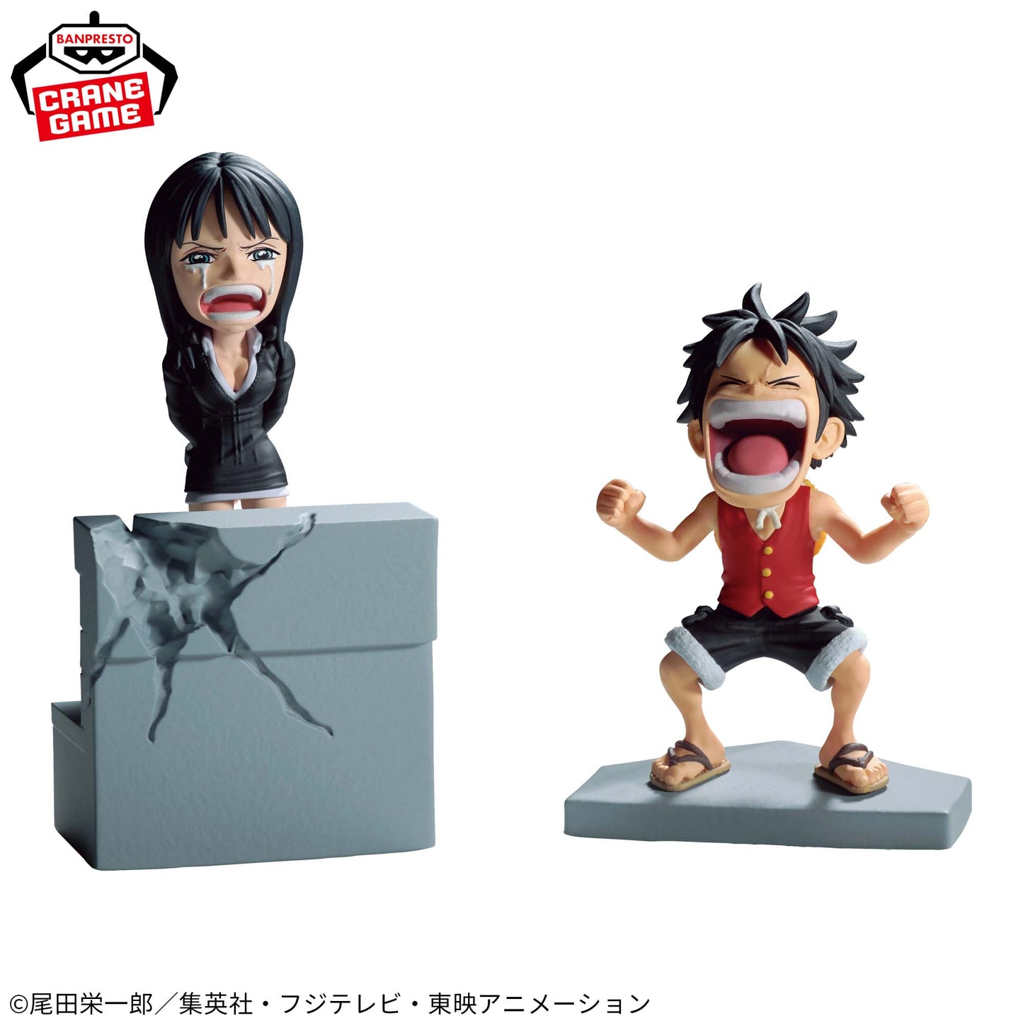 Figura Banpresto One Piece - Monkey D. Luffy y Nico Robin