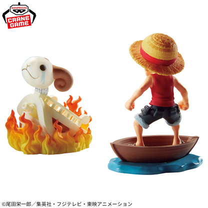 Figura Banpresto One Piece - Monkey D. Luffy y Going Merry