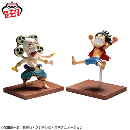 Figura Banpresto One Piece - Monkey D. Luffy y Enel
