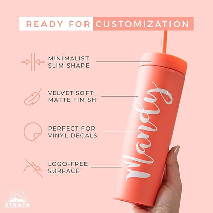Skinny Tumblers personalizados (botellas)🫧