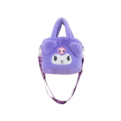 Peluche Bolso de Mano Kuromi Morado/Lila