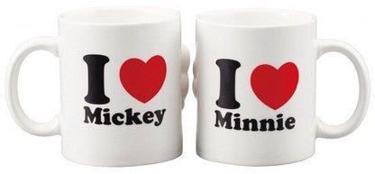 Set de tazas Minnie & Mickey Mouse