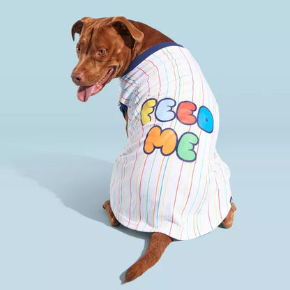 Playera sin mangas para mascotas FEED ME