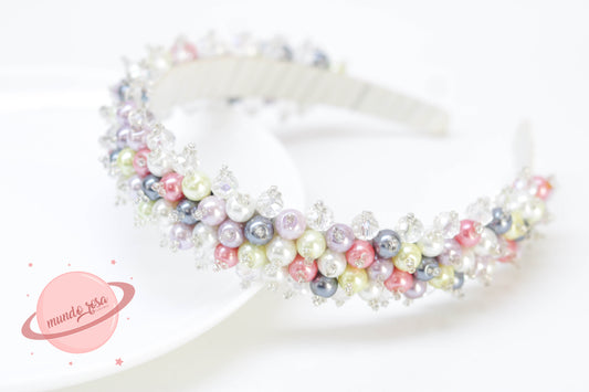 Diadema Tejida con Piedras