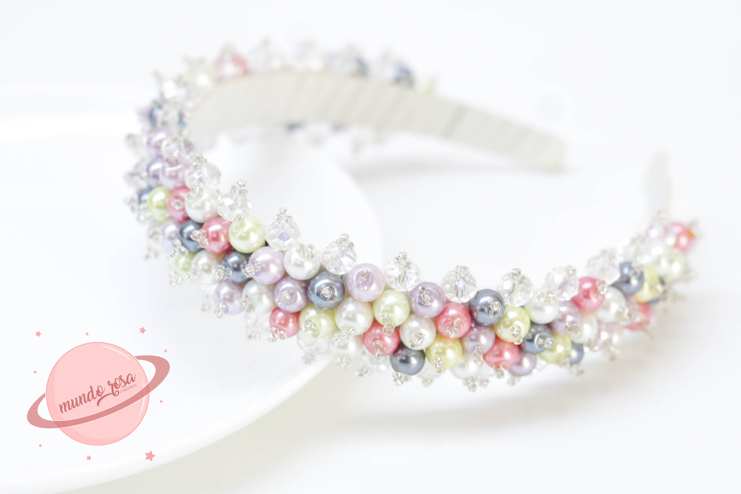 Diadema Tejida con Piedras