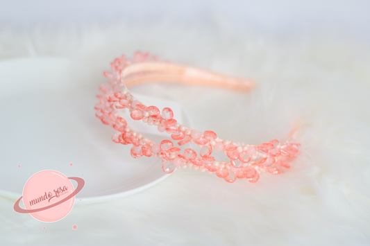 Diadema tejida Doble Gota