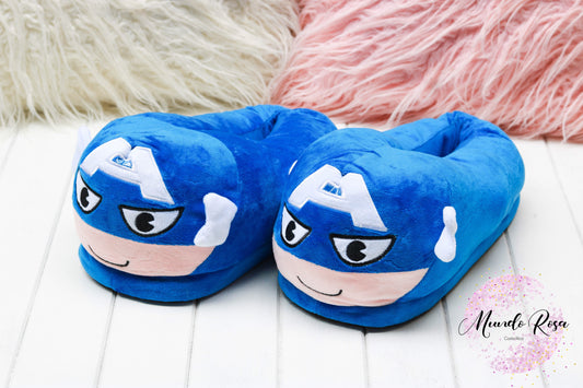 Pantuflas Capitan America Adulto