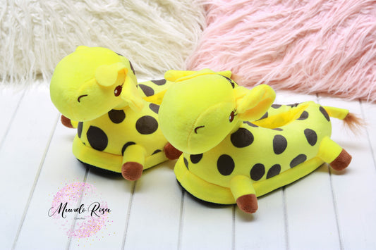 Pantuflas Jirafa Adulto