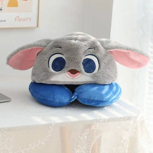Almohadas Viajeras con capucha de Zootopia. 🐰🦊