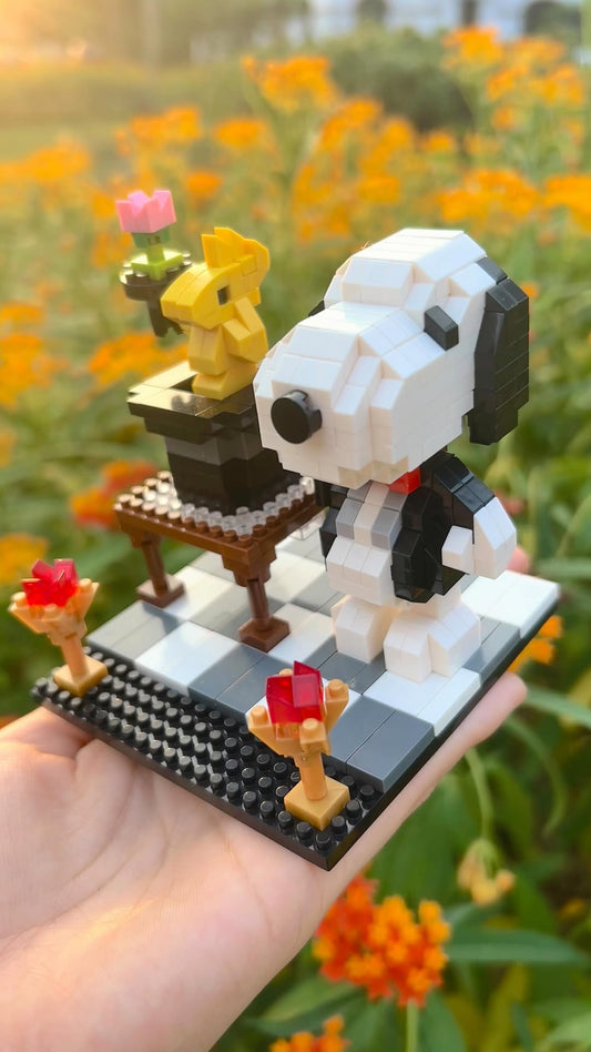 Set de bloques tipo lego - Peanuts de Snoopy