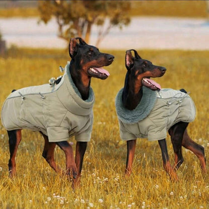 Abrigo calido para perro mediano