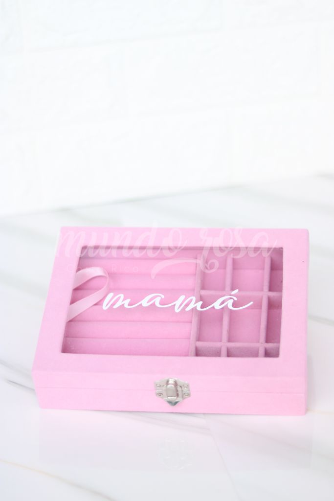 Joyero con cristal