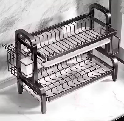 Escurridor Metalico de 2 Niveles